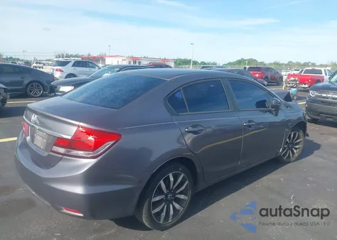2014 Honda Civic Ex-L z USA, uszkodzony, nr VIN 19XFB2F91EE055691